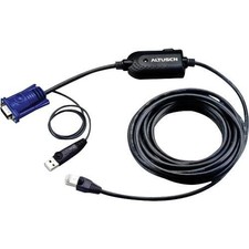 Aten KA7970 KVM Cable 15ft USB VGA RJ-45 Black picture