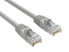 14ft Cat5e Crossover UTP Ethernet Network Patch Cable Snagless 24AWG Bare Cop... picture