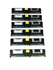 2GB Nanya NT2GT72U4NA3BN-3C 2RX4 PC2-5300F-555-E2MHZ ECC Server Memory RAM LOT:6 picture