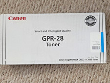GENUINE Canon GPR-28 1659B004BA CYAN TonerCartridge imageRunner C1022 SEALED BOX picture