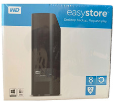 WD - easystore 8TB External USB 3.0 Hard Drive - Black.  New and Sealed picture