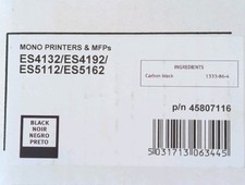 OKI Original Black Toner 45807116 for ES4132 ES4192 ES5112 ES5162 picture
