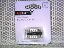 RADIOSHACK Gigaware DB9 Male To DB9 Male Serial Coupler 26-1410 2601410 picture