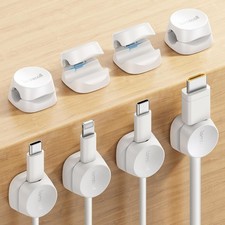 Lamicall Cable Organizer Clips, 8 Pack Spring-Lock Cord Holders picture