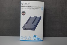 ORICO M2P2 NVMe Clone Docking Station Dual Bay 10Gbps - Mint Condition picture
