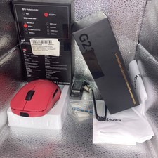 8K Gaming Wired & Wireless Optical Mouse Incott G23 Pro 2.4G Red Includes Extras picture