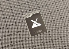 5 x Black & Silver MX Linux Inside v2 Stickers For The Computer Case 18 x 25 mm picture