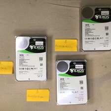1xSeagate Exos 10TB SATA Hard Drive Grade A Health 70+% NIST Wiped Read Desc picture