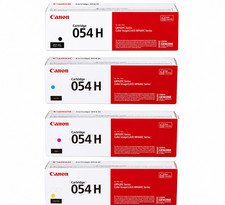 Canon 054H Toner Set 4 Pack Black, Cyan, Magenta and Yellow picture