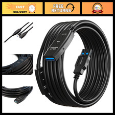 32ft Active USB 3.0 Extension Cable Male to Female with Signal Booster - 10m Rep picture