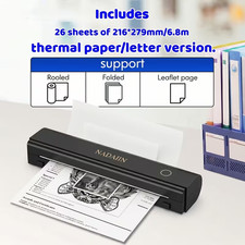 Wireless Bluetooth Portable Inkless Thermal Printer picture
