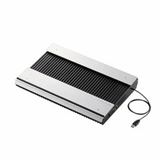 ELECOM Laptop Cooling Stand Black Sx-Cl23Lbk Ps3 Ps4 Horizontal Aluminum Body picture
