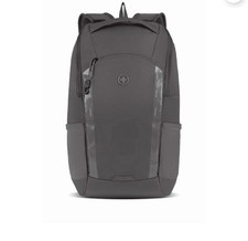 SwissGear Discreet 15 inch Laptop Backpack Charchoal Gray Padded laptop sleeve picture