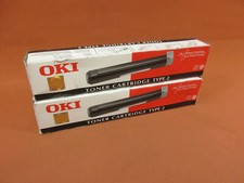 2x Genuine OKI Type 2 Toner Cartridge Original Packaging picture