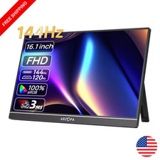 16.1'' Portable Gaming Monitor 144Hz 1080P FHD IPS Display for PS5 Xbox Switch picture