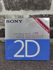 Sony MFD 2HD Double Sided - 3.5” 90mm Micro 10 Floppy Disk Pack - New picture