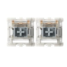 kutethy Gateron G Silver Pro Switches 36 Pcs Silver picture