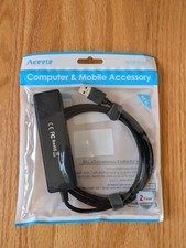 Aceele USB Hub 3.0 Splitter with 4ft Extension Cable Cord picture
