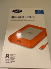 Lacie 2tb Rugged usb-c portable hard drive picture