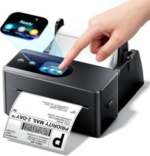 Shipping Label Printer PM64D Touchscreen Bluetooth thermal Printer for eBay USPS picture