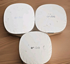 Lot of 3 Aruba AP‑515 WiFi 6 Access Points Tested Working Green Power LED picture