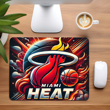 Miami Heat Custom Non-Slip Neoprene Mouse Pad Home Office picture