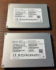 Lot of 2 Micron M550 256GB SATA SSD MTFDDAK256MAY-1AH12ABHA Tested picture