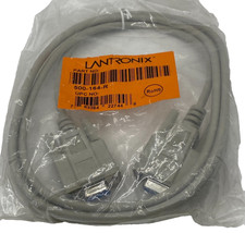 LANTRONIX 500-164-R NULL MODEM CABLE DDB9F to DB9, 6ft, 500164R  NEW picture