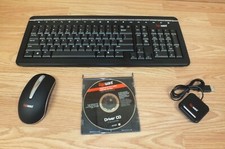 Gigaware (26-985) Black Wireless Keyboard & Laser Mouse Combo w/ Laser Sensor  picture