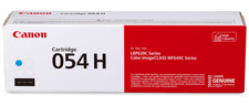Canon 054H Cyan Toner Genuine OEM High Yield 2300 Pages New picture