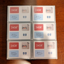 Lot of 6 HP C5708A DDS-3 Data Tape Cartridges 24GB picture