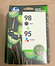 Genuine HP 98 Black 95 Tri Color Ink Cartridge Combo Pack CB327FN Original OEM picture