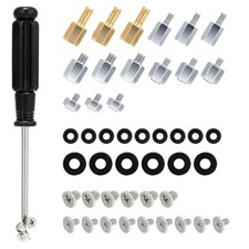 46PCS NVME M.2 SSD Mounting Screws M.2 SSD Screw Kit for Asus Gigabyte ASRock Ms picture