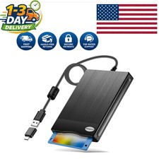 Compact 3.5 Inch USB Type A&C Floppy Disk Drive for PC & Laptop - Stylish Design picture