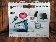 AOC E1659FWU 15.6 Inch Portable Monitor FHD 1366x768 60Hz USB 3.0 picture
