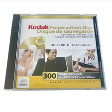 Kodak Preservation 24K Gold CD-R Disc 52x 700MB 80 Min New Sealed Recordable picture