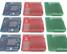 Proto Shield Kit Compatible with Arduino Uno R3, Expansion Prototyping PCB Bo... picture