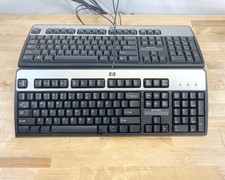 Lot of 6 HP Wired Keyboard SK-2880/KB-0316 6-pin mini-DIN picture