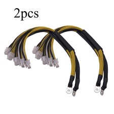 2pcs 6Pin Connector Sever Power Supply Cable for Bitmain Antminer APW3 APW7 picture