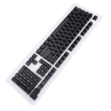 108 Key German Keyboard Keycaps Minimalist Mechanical Keyboard Translucent picture