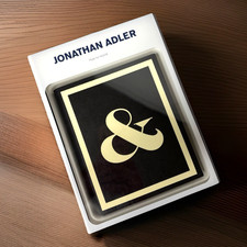 Jonathan Adler Nook 2nd Edition Canvas Cover Black Ampersand New Old Stock picture