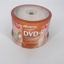 Memorex DVD-R 16X 4.7GB 120min - 50PK - NEW Sealed Spindle picture