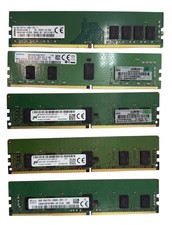 Lot of 5 Major Brand 40GB 5x8GB PC4-21300 DDR4-2666V  DIMM Desktop Memory RAM picture