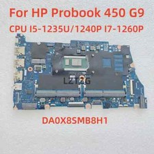 Motherboard For HP Probook 450 G9 DA0X8SMB8H1 Laptop I5-1345U I5-1240P I7-1260P picture