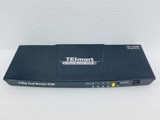 USED - TESmart HDK0402A1U Dual Monitor KVM DP HDMI 4K 60HZ (UNIT ONLY) picture