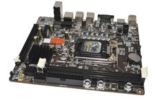 ZX-H61C-B75 GENERIC INTEL LGA1155 DDR3 MATX MOTHERBOARD NO IO SHIELD PLATE picture