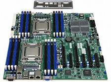 Supermicro X9DRi-F Dual LGA2011 DDR3 Extended ATX Motherboard including the I/O Bezel picture