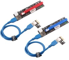 Ubit 12 Pack Latest PCI-E Riser Adapter Card + 60cm USB 3.0 Cable - 12 Pack picture