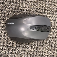 TeckNet Cordless Wireless Optical Mouse BM307 Black Gray 6-Button 2400DPI On/Off picture