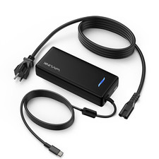 112W Universal Charger USB C Laptop Adapter 100W AC Adapter with USB A Output picture